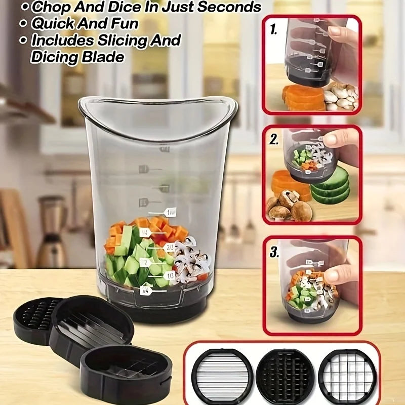 Slice N' Cup — Vegetable & Fruit Slicer